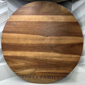 Personalized 18in lazy Susan board